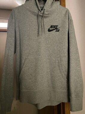 Nike Grey Heather SB Pullover Hoodie
